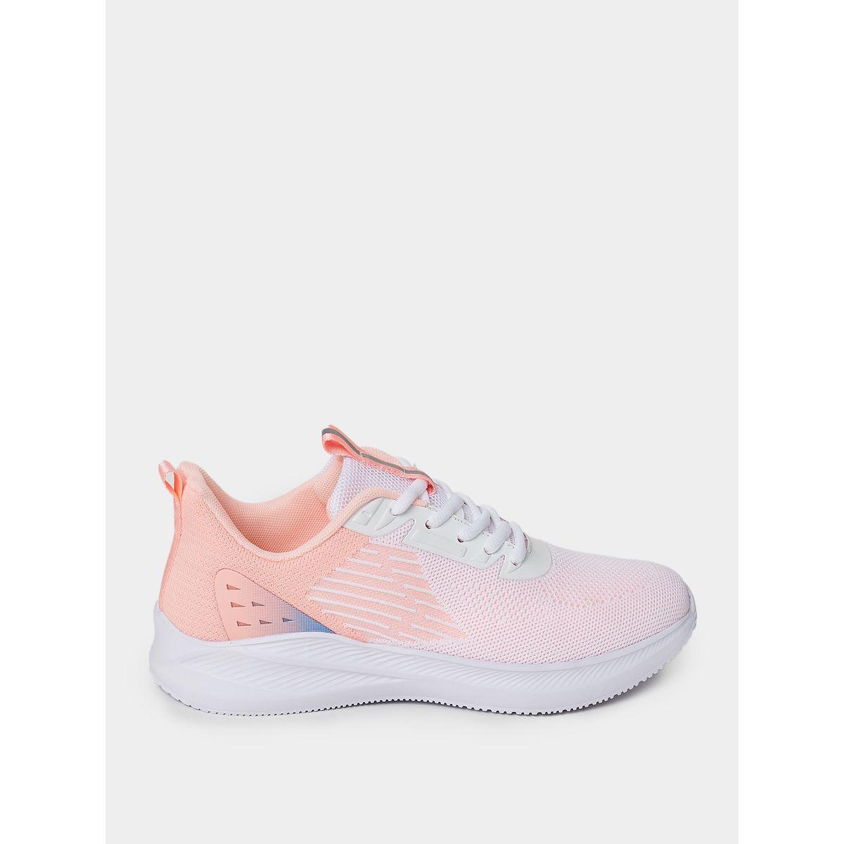 Styli Lace Up Textured Sneakers with Pull Tab-women-shoes-sneakers-image-1