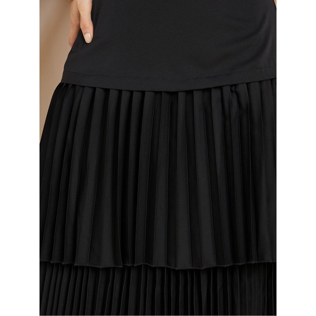 Styli Strappy Pleated Layered Maxi Dress-women-clothing-dresses-image-3