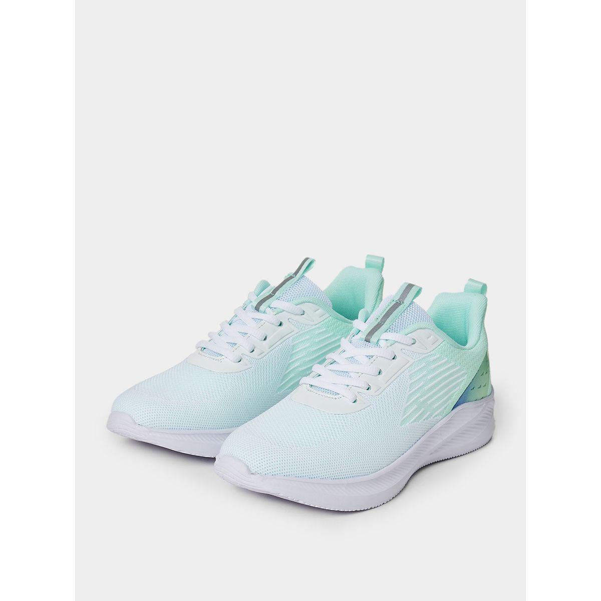 Styli Lace Up Textured Sneakers with Pull Tab-women-shoes-sneakers-image-3