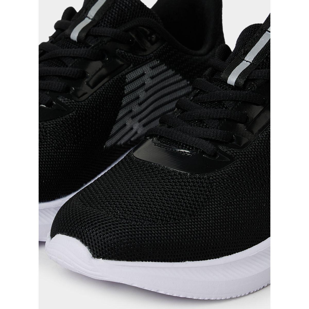 Styli Lace Up Textured Sneakers with Pull Tab-women-shoes-sneakers-image-5