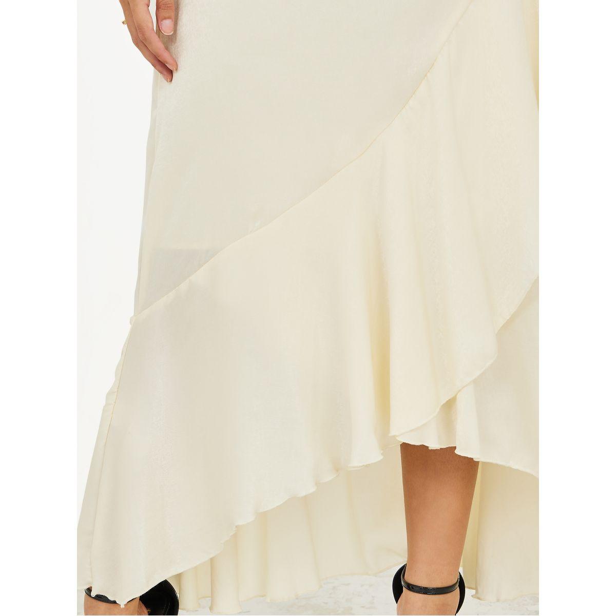 فستان ميدي بحواف مزينة بكشكش-women-clothing-dresses-image-3