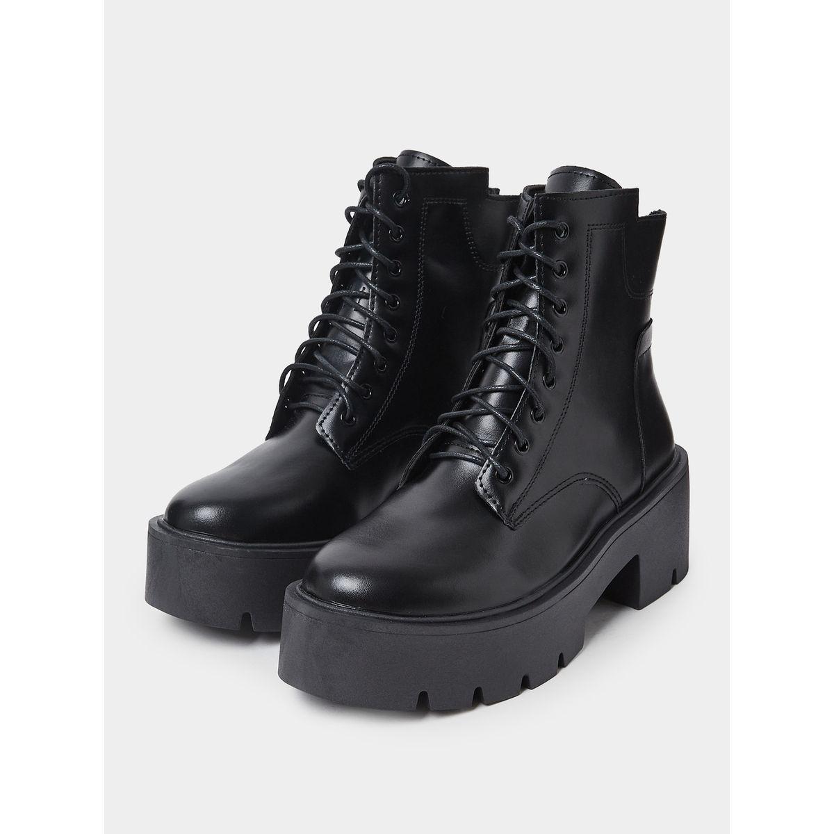 Styli Chunky Lace Up Platform Ankle Boots-women-shoes-boots-image-3