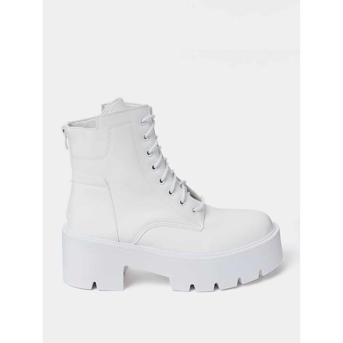 Styli Chunky Lace Up Platform Ankle Boots-women-shoes-boots-image-2