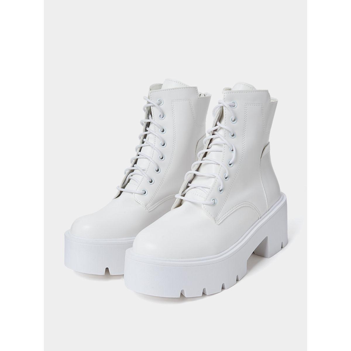 Styli Chunky Lace Up Platform Ankle Boots-women-shoes-boots-image-3