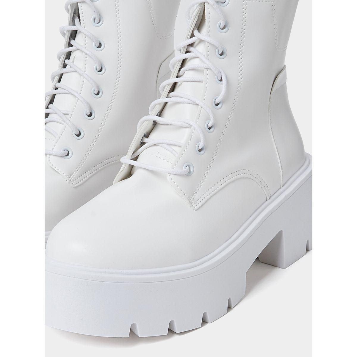 Styli Chunky Lace Up Platform Ankle Boots-women-shoes-boots-image-5