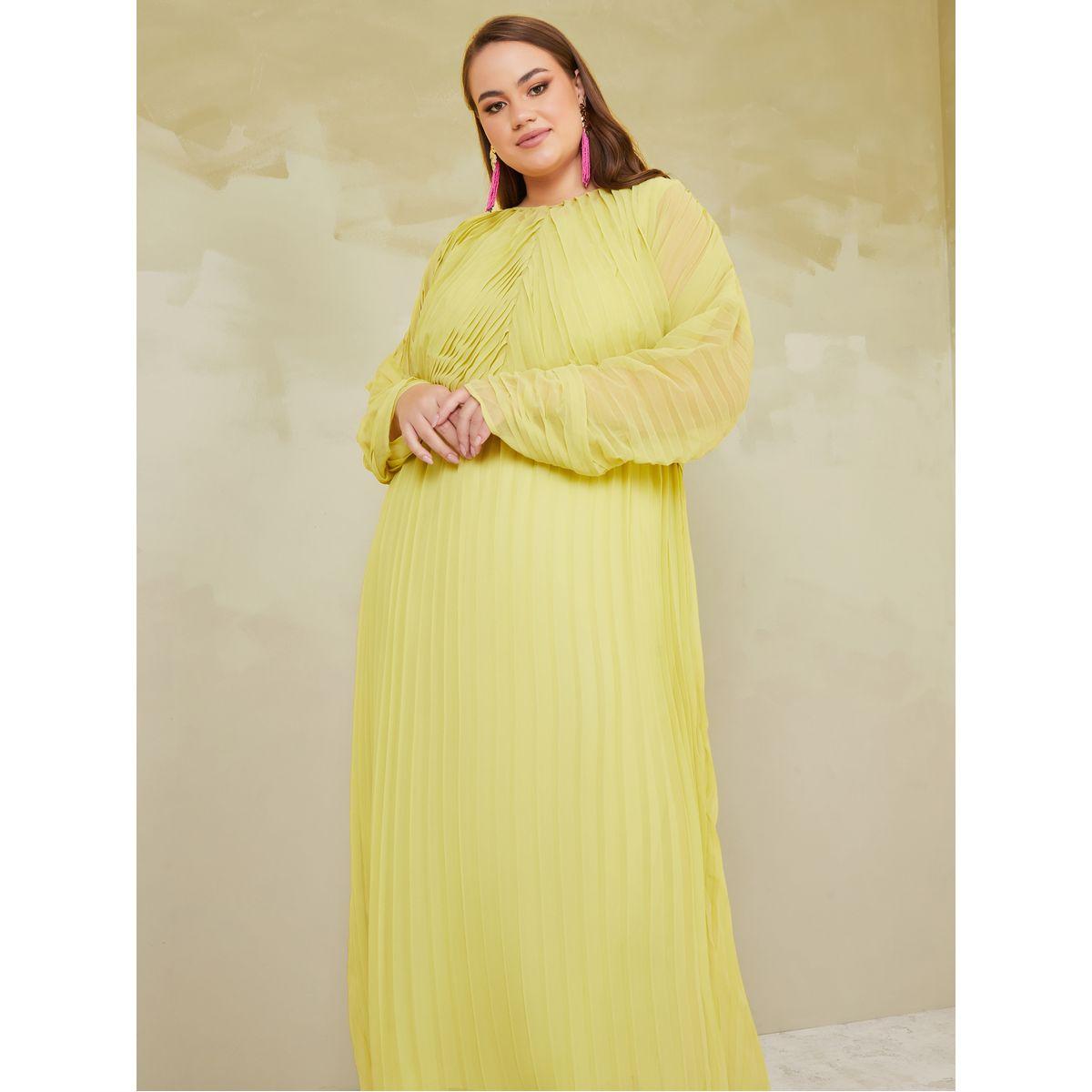 فستان طويل بكسرات مع بوليرو-women-clothing-dresses-image-2