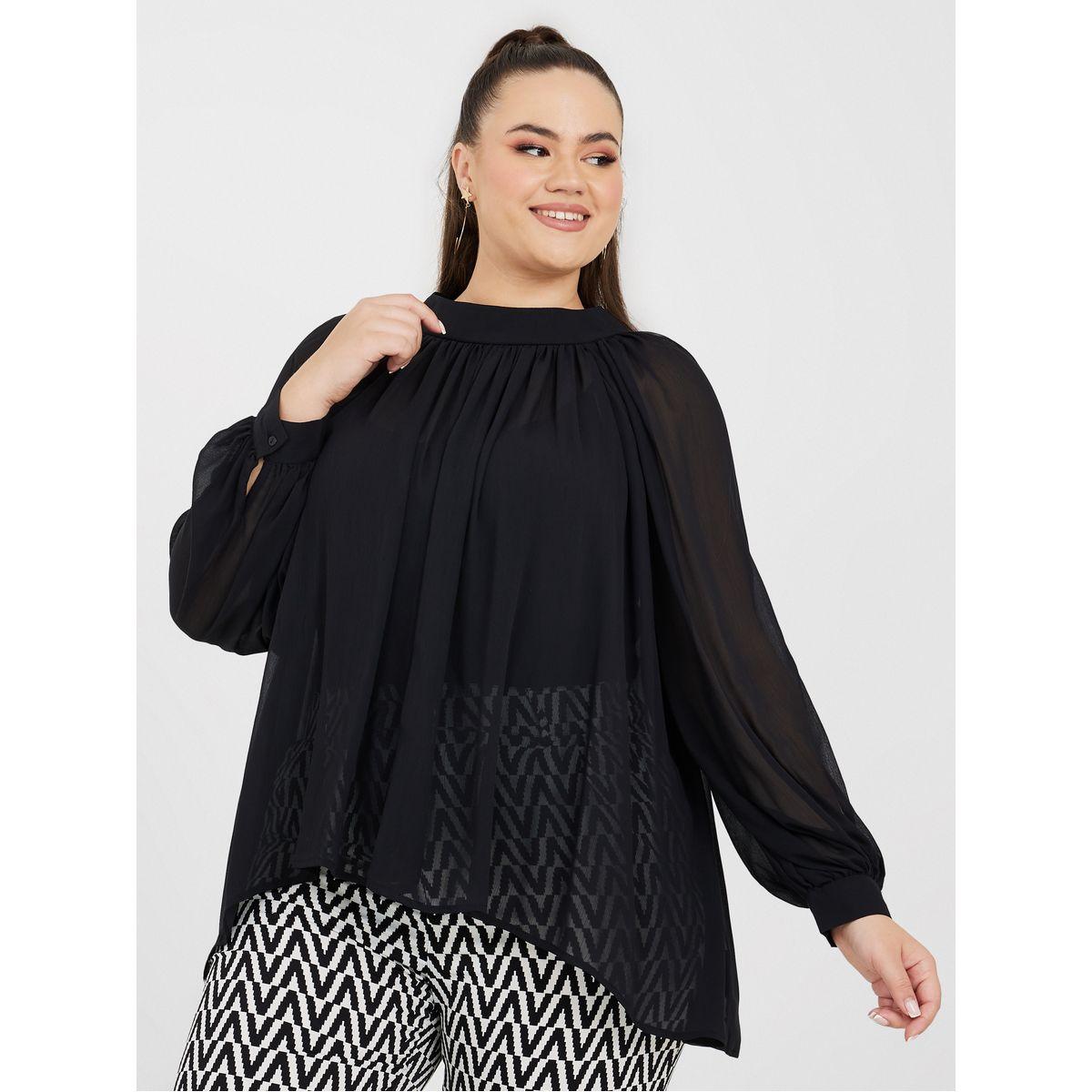 بلوزة بياقة عالية واكمام طويلة-women-clothing-shirtsandblouses-blouses-image-4