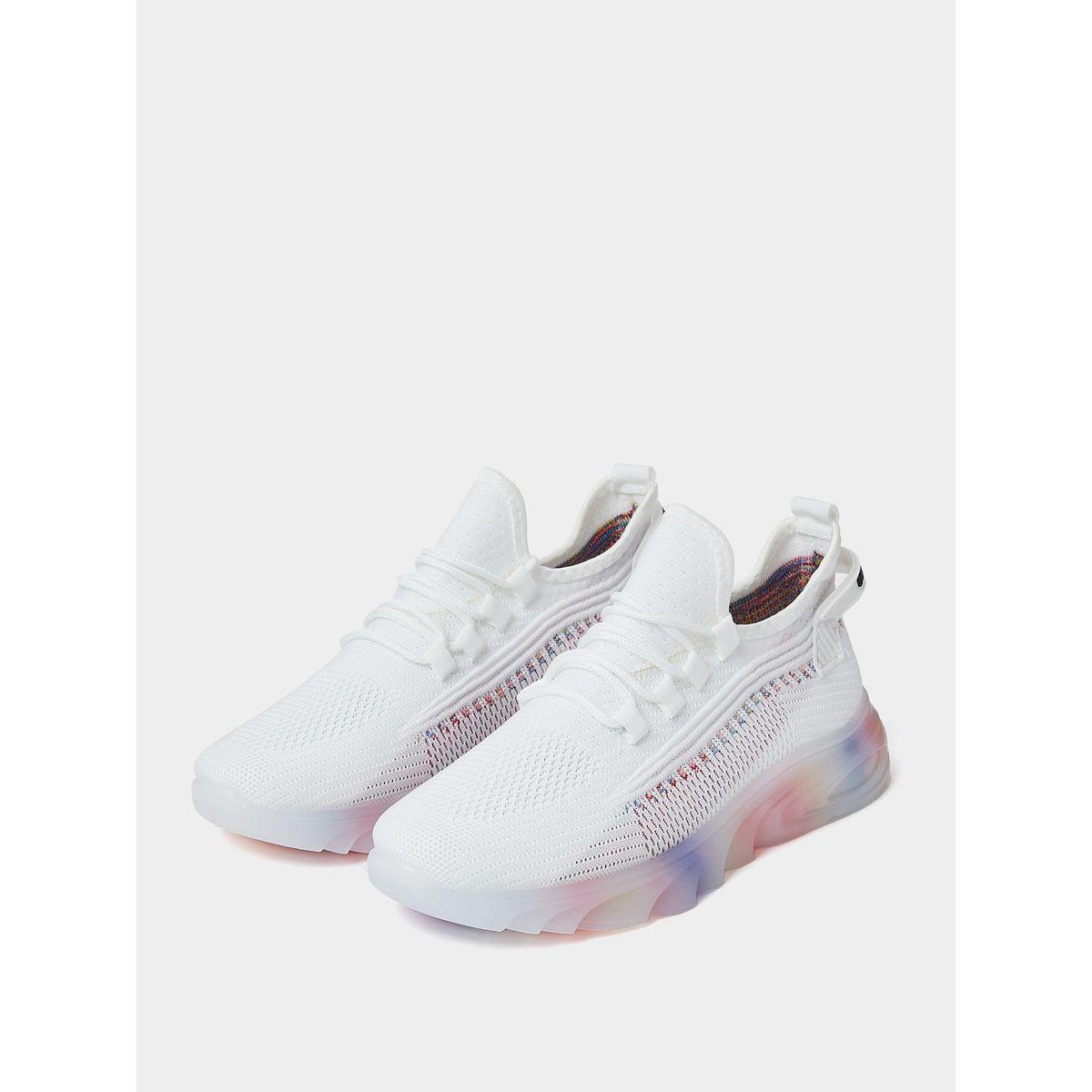Styli Lace Up Knitted Sneaker -women-shoes-sneakers-image-2