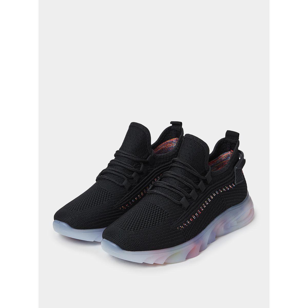 حذاء سنيكرز محبوك برباط غلق-women-shoes-sneakers-image-3