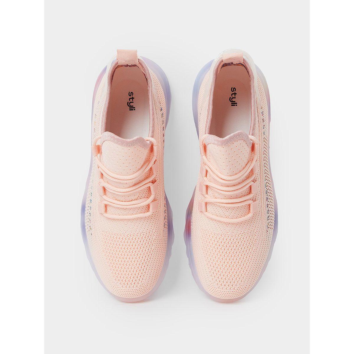 Styli Lace Up Knitted Sneakers-women-shoes-sneakers-image-6