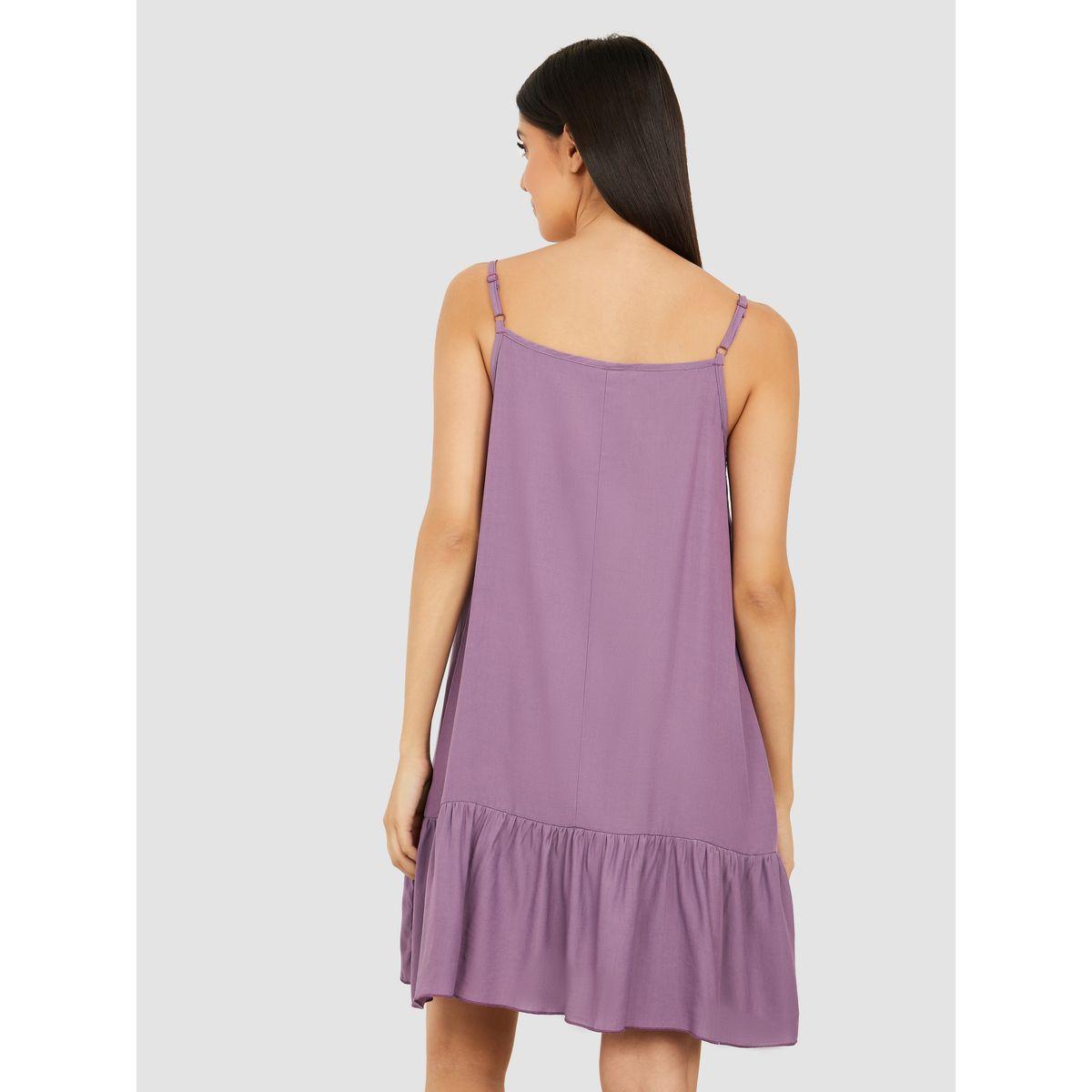 قميص نوم مزين بكشكش-women-clothing-nightwear-nighties-image-4
