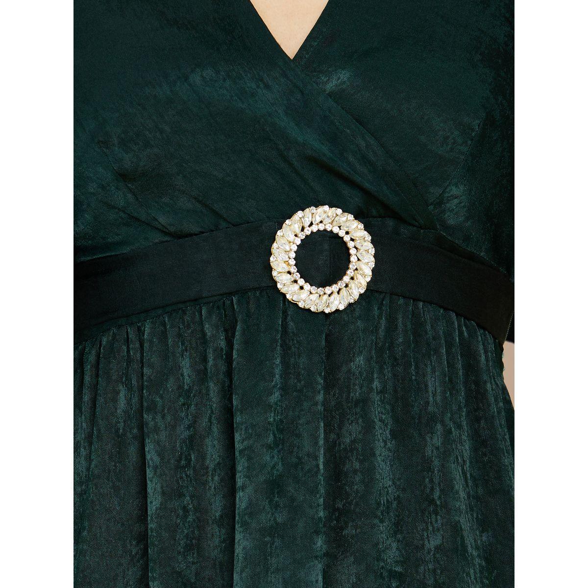 فستان ميدي مزين بكسرات-women-clothing-dresses-image-3