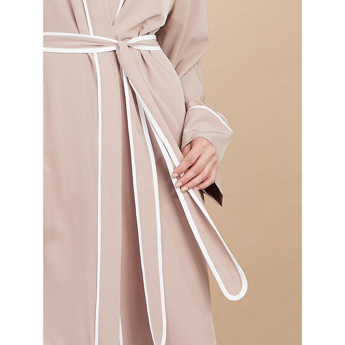 Styli Contrast Piped Abaya with Self Tie-women-arabicclothing-abayas-image-4