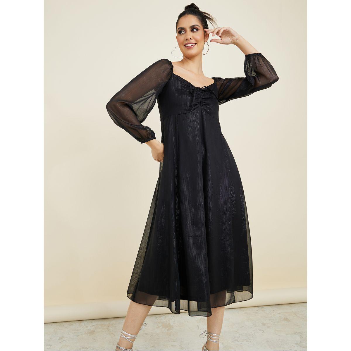 فستان ميدي باكمام طويلة-women-clothing-dresses-image-1