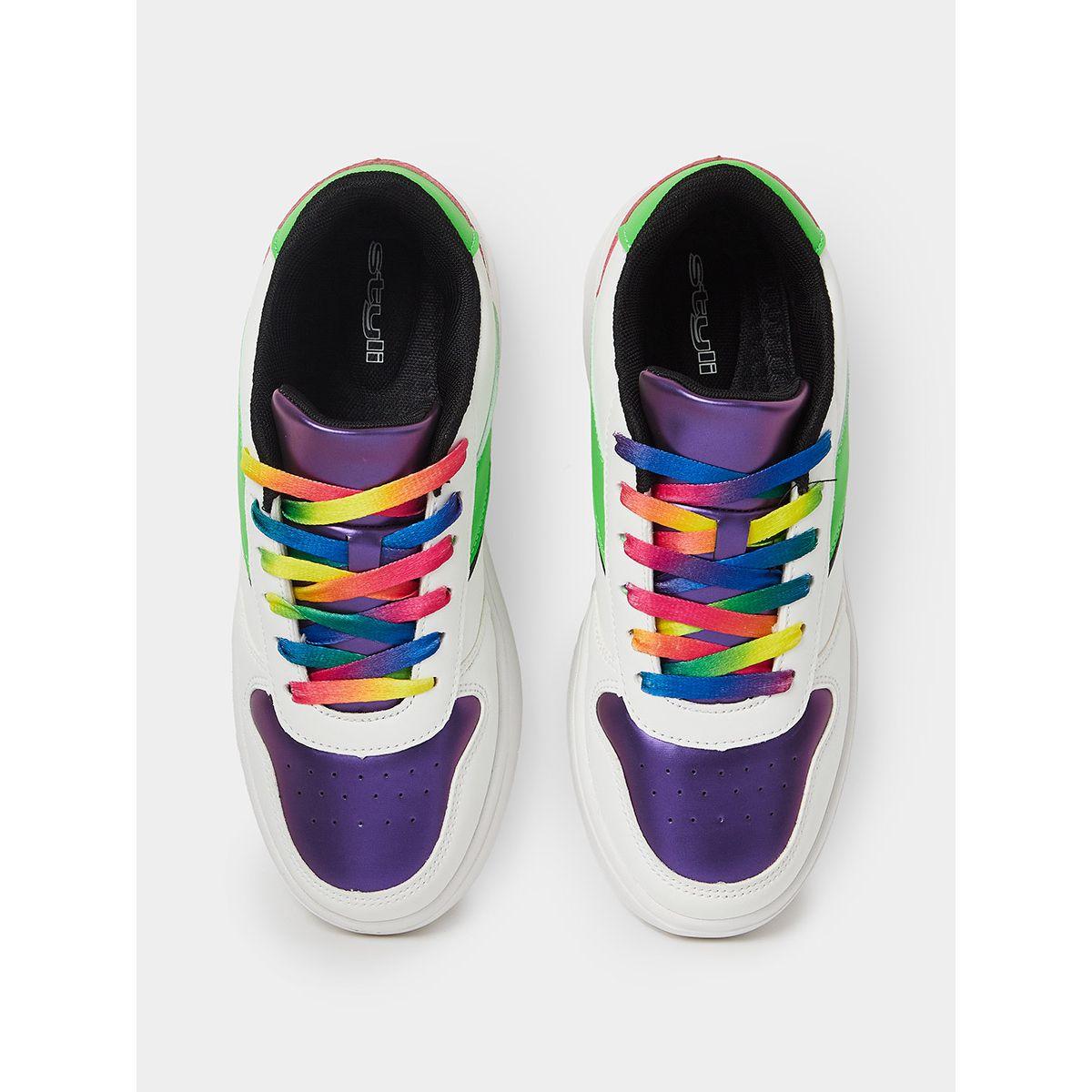 Styli Colorblock Lace Up Sneakers-women-shoes-sneakers-image-6