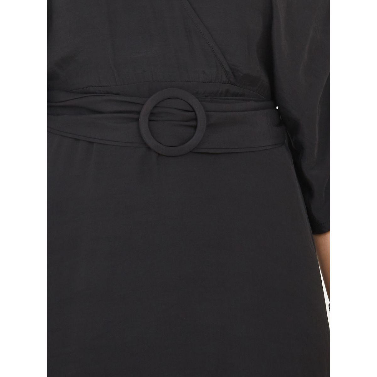 Styli Asymmetric Hem Belted A-Line Midi Dress-women-clothing-dresses-image-3
