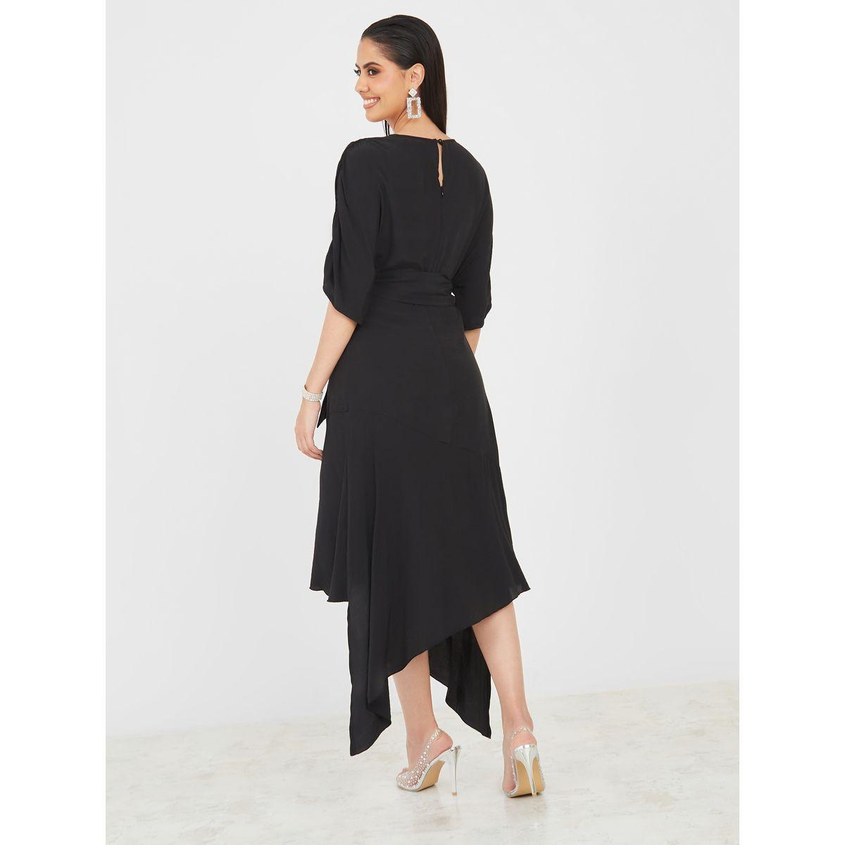 فستان ميدي بحواف غير متمامثلة الطول-women-clothing-dresses-image-4