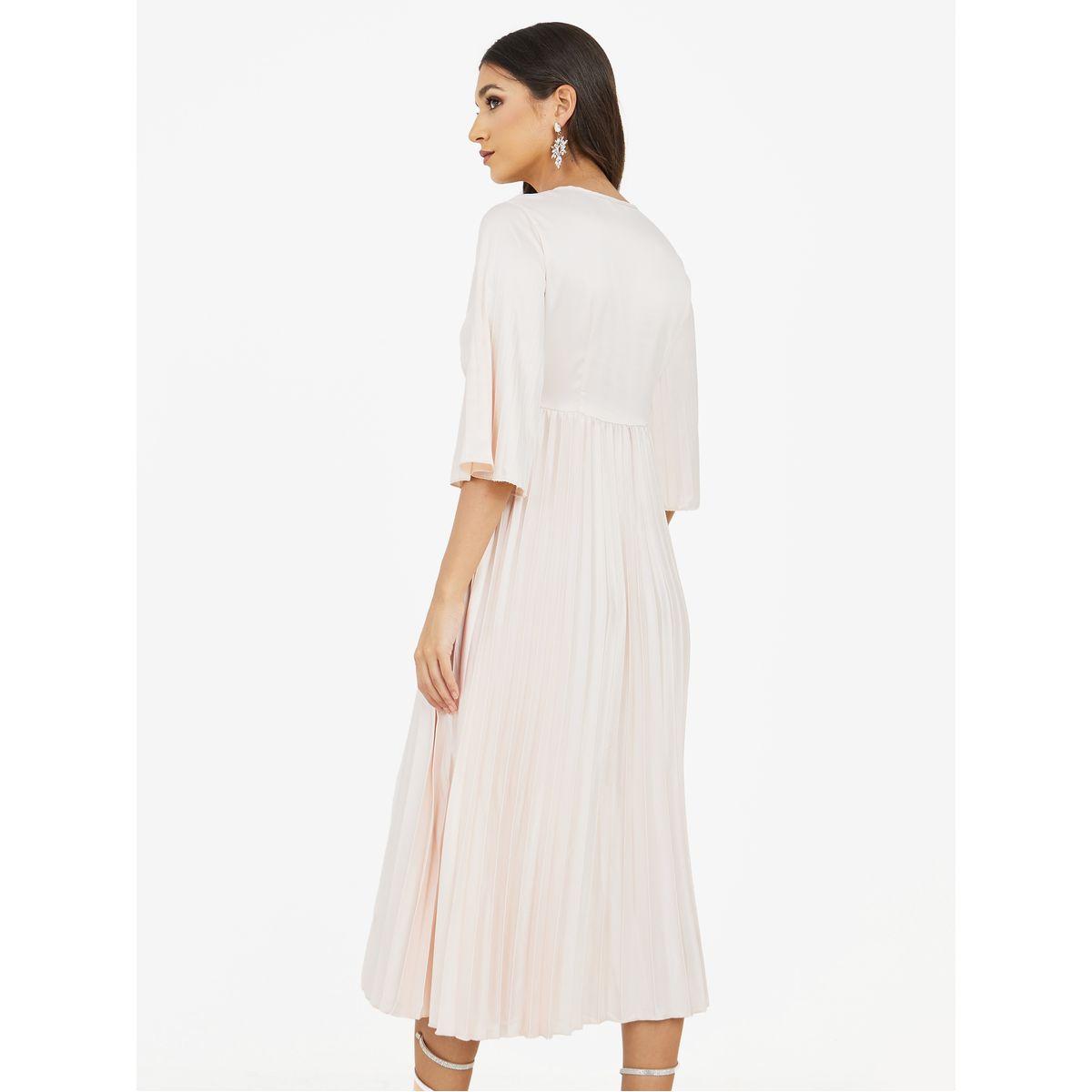 فستان ميدي ساتان بكسرات-women-clothing-dresses-image-4