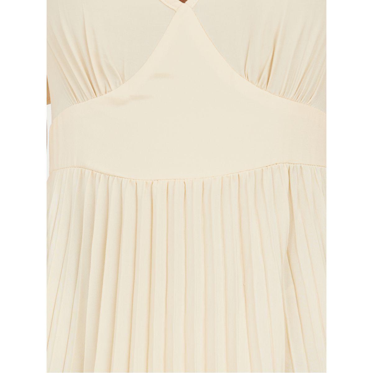Styli Pleated V Neck A-Line Maxi Dress-women-clothing-dresses-image-3