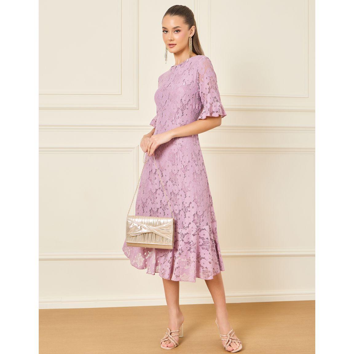 Styli All Over Lace A-Line Midi Dress-women-clothing-dresses-image-2