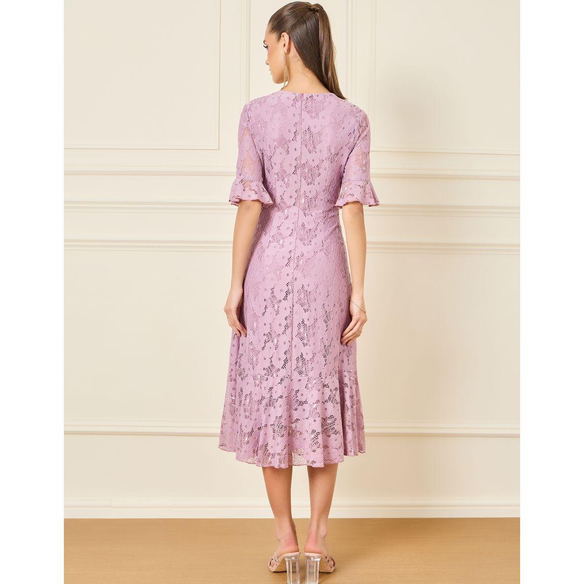 Styli All Over Lace A-Line Midi Dress-women-clothing-dresses-image-4