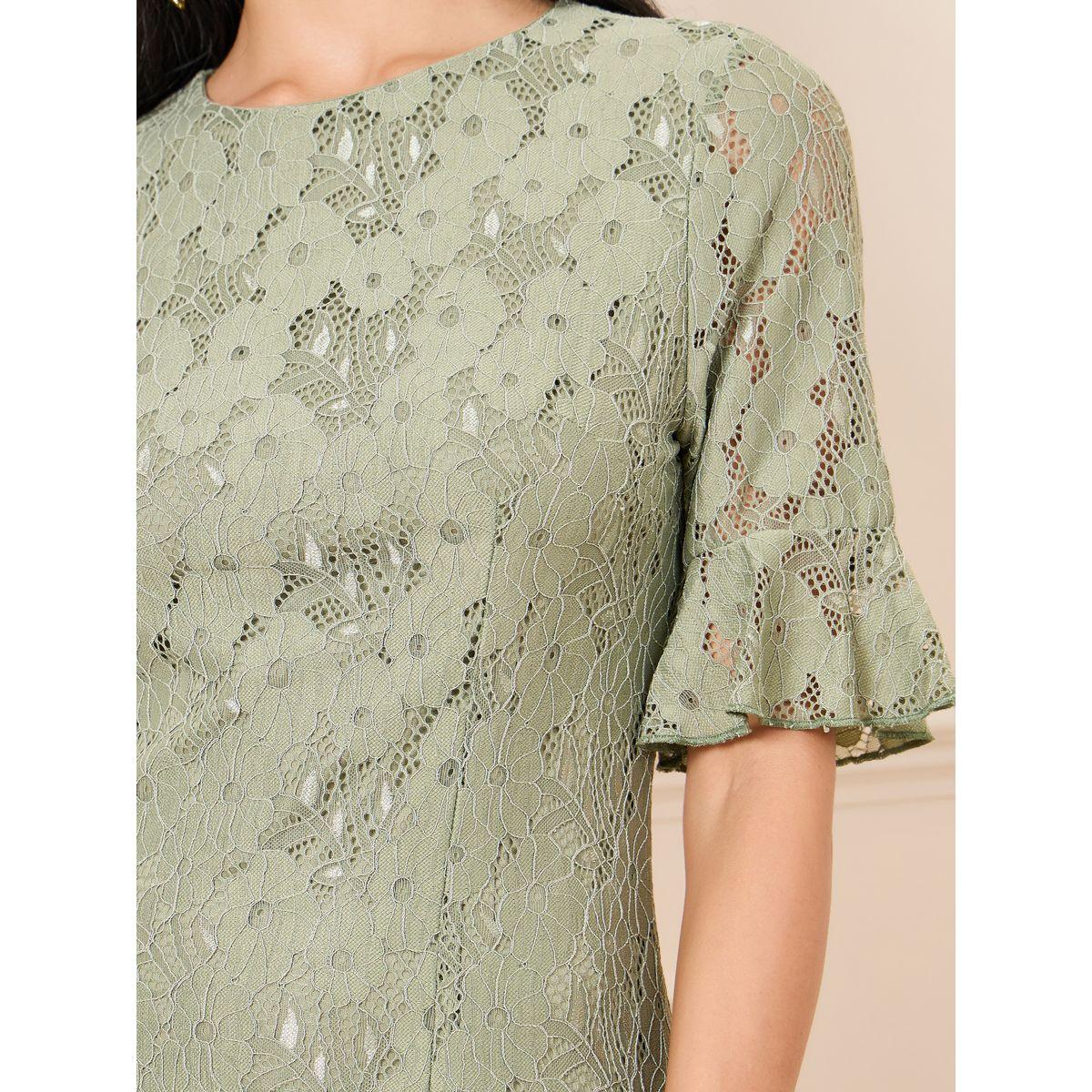 Styli All Over Lace A-Line Midi Dress-women-clothing-dresses-image-3