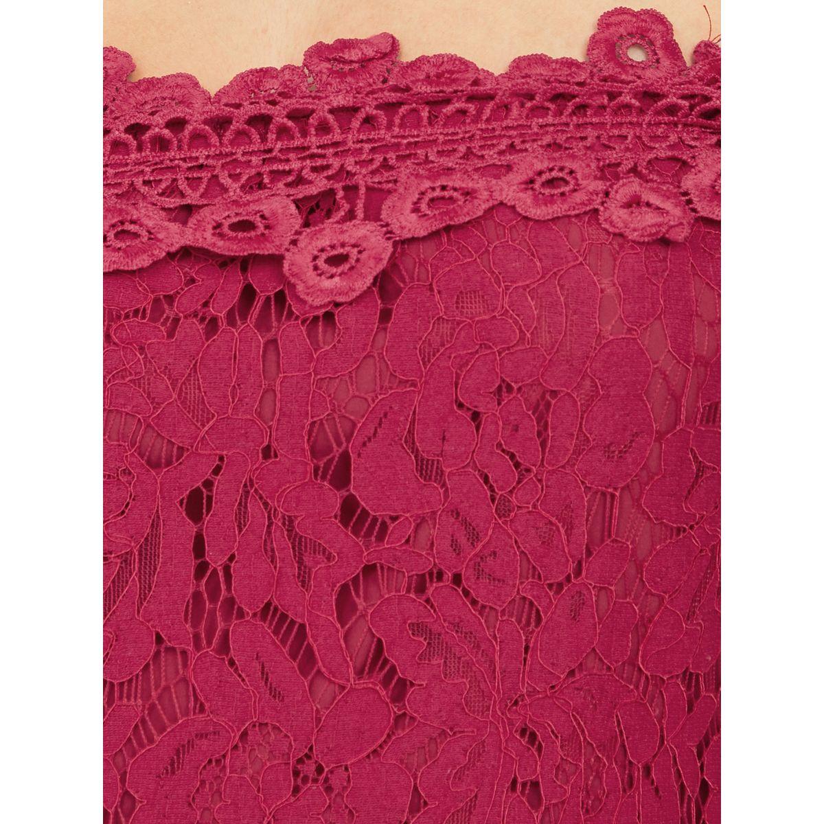Styli Lace Insert Bardot Bodycon Midi Dress-women-clothing-dresses-image-3