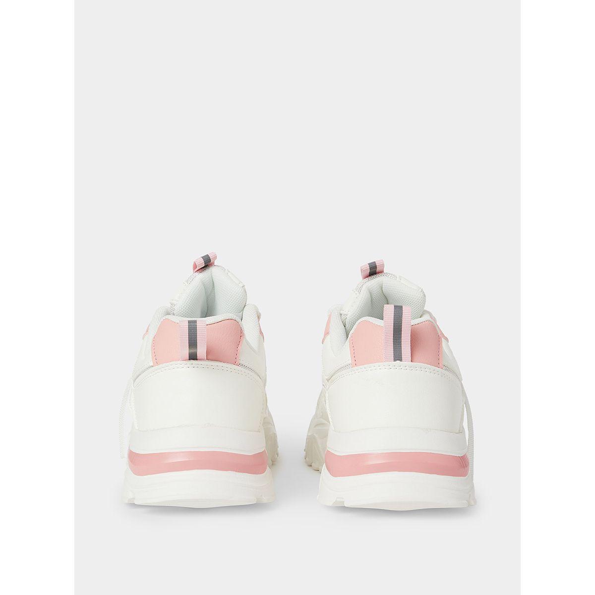 Styli Textured Lace Up Sneaker with Pull Tab-women-shoes-sneakers-image-4