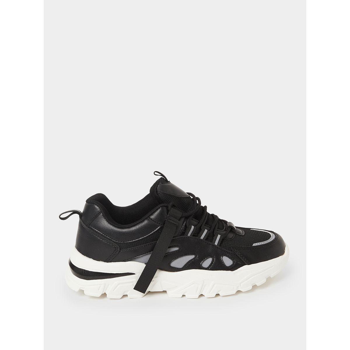 Styli Lace Up Sneakers with Strap Detail-women-shoes-sneakers-image-2