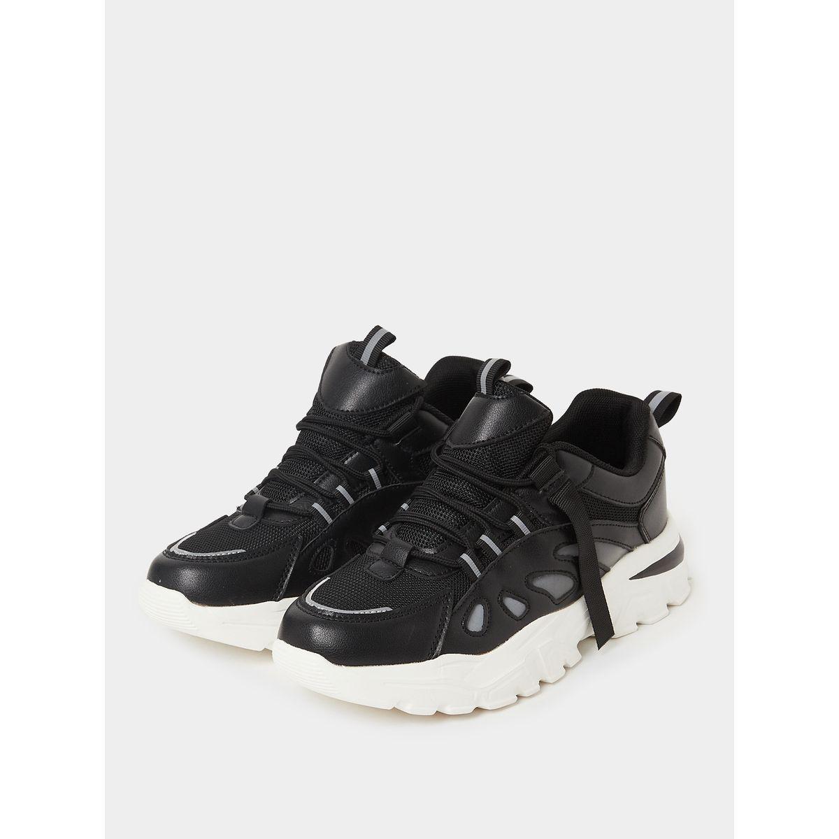 Styli Lace Up Sneakers with Strap Detail-women-shoes-sneakers-image-3