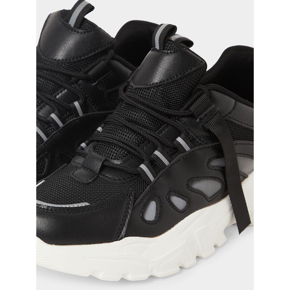 Styli Lace Up Sneakers with Strap Detail-women-shoes-sneakers-image-5