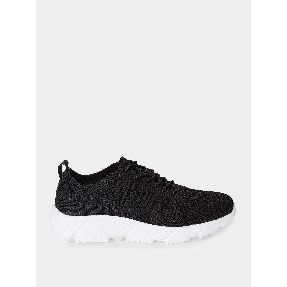 Styli Knitted Chunky Sole Sneakers-women-shoes-sneakers-image-2