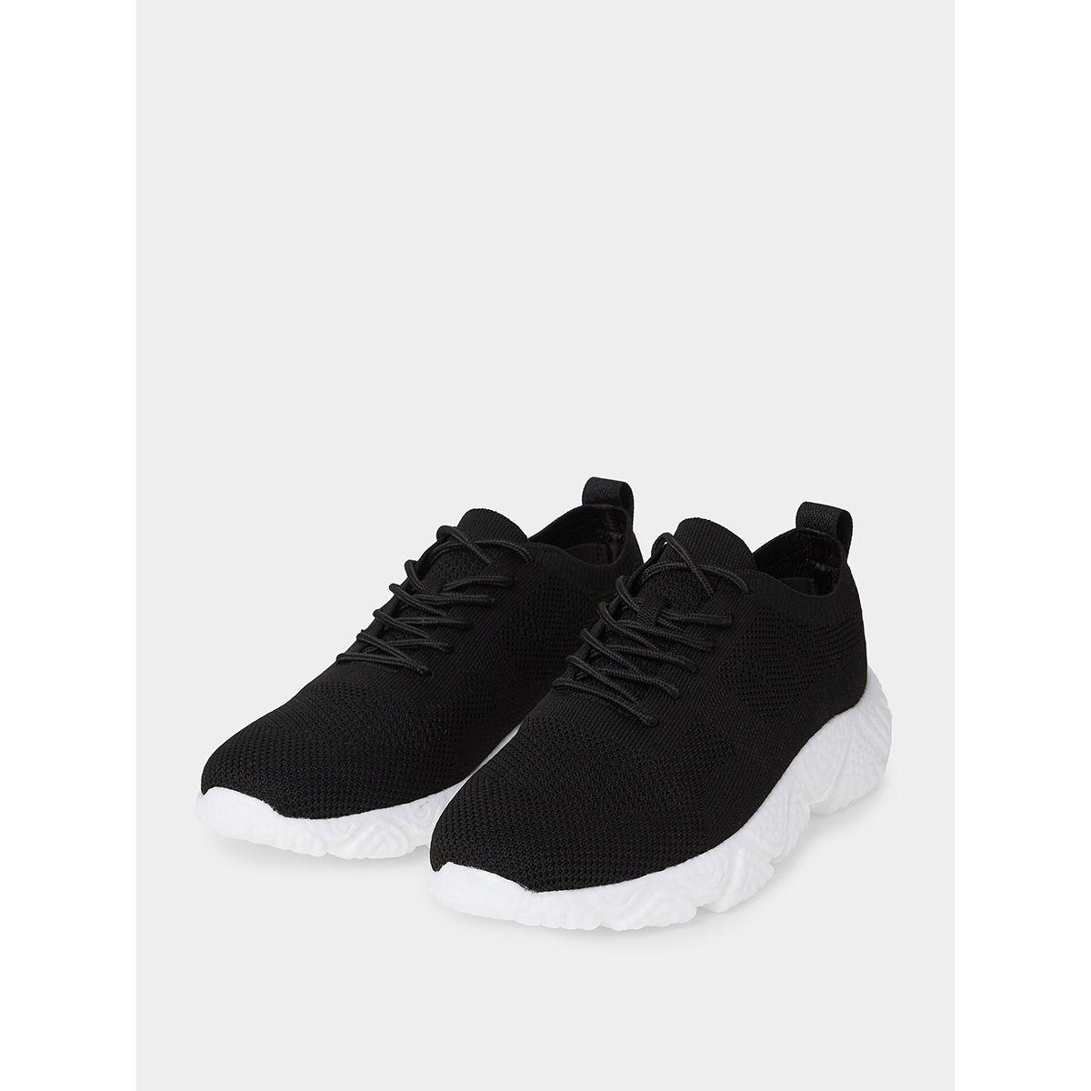 Styli Knitted Chunky Sole Sneakers-women-shoes-sneakers-image-3