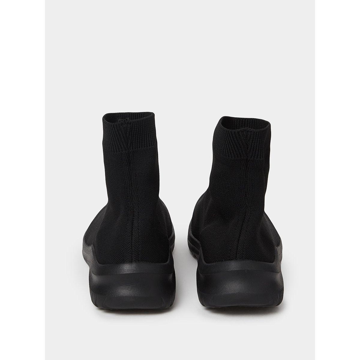 Styli Knitted Textile Upper High Cut Sneakers-women-shoes-sneakers-image-4
