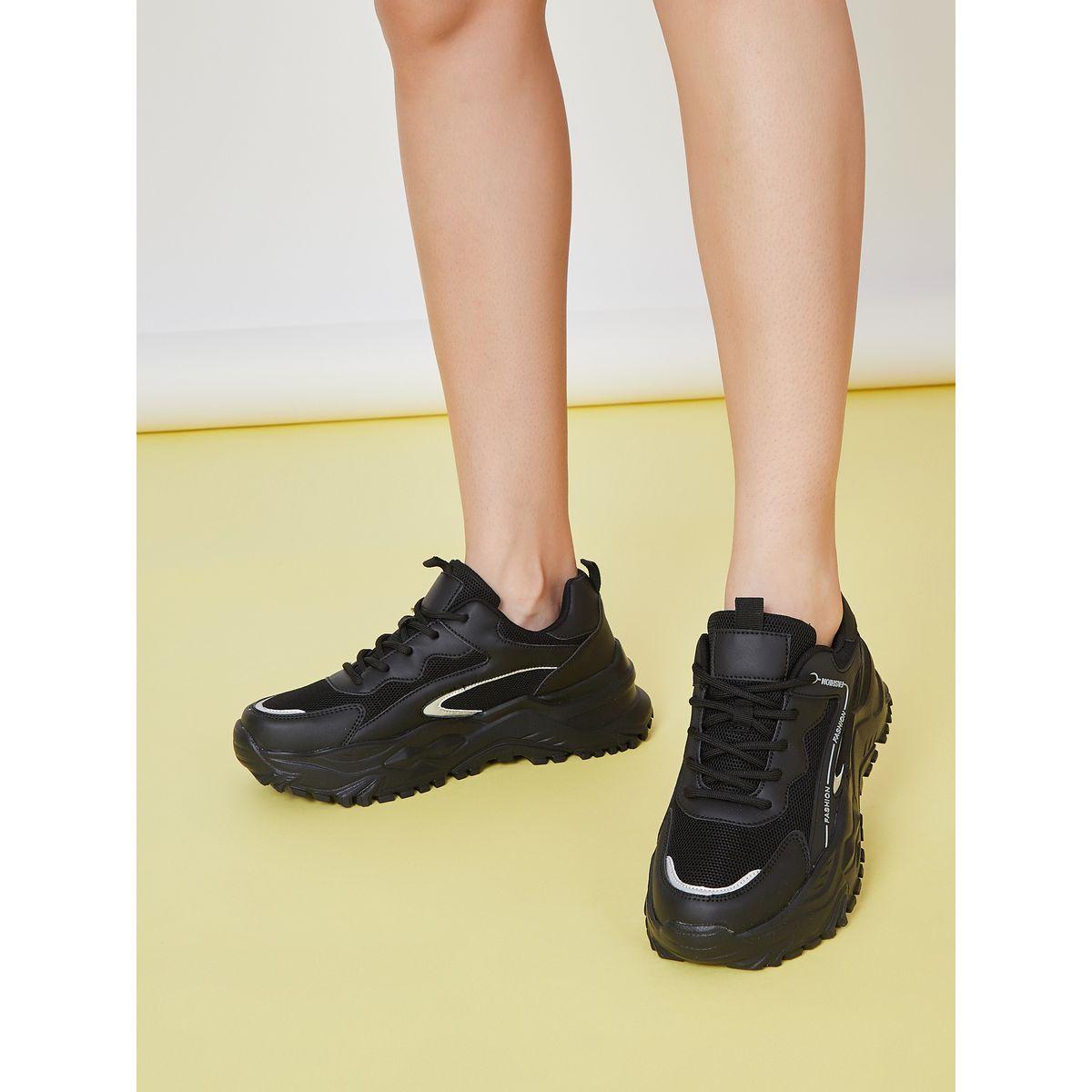 Styli Chunky Sole Lace Up Sneaker-women-shoes-sneakers-image-1