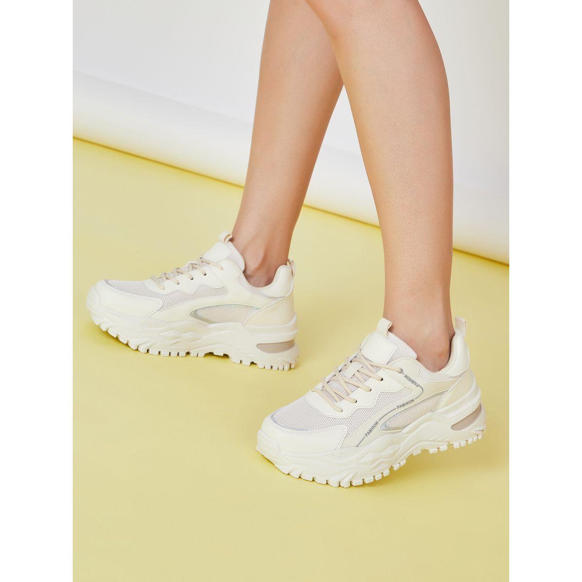 Styli Chunky Sole Lace Up Sneaker-women-shoes-sneakers-image-1