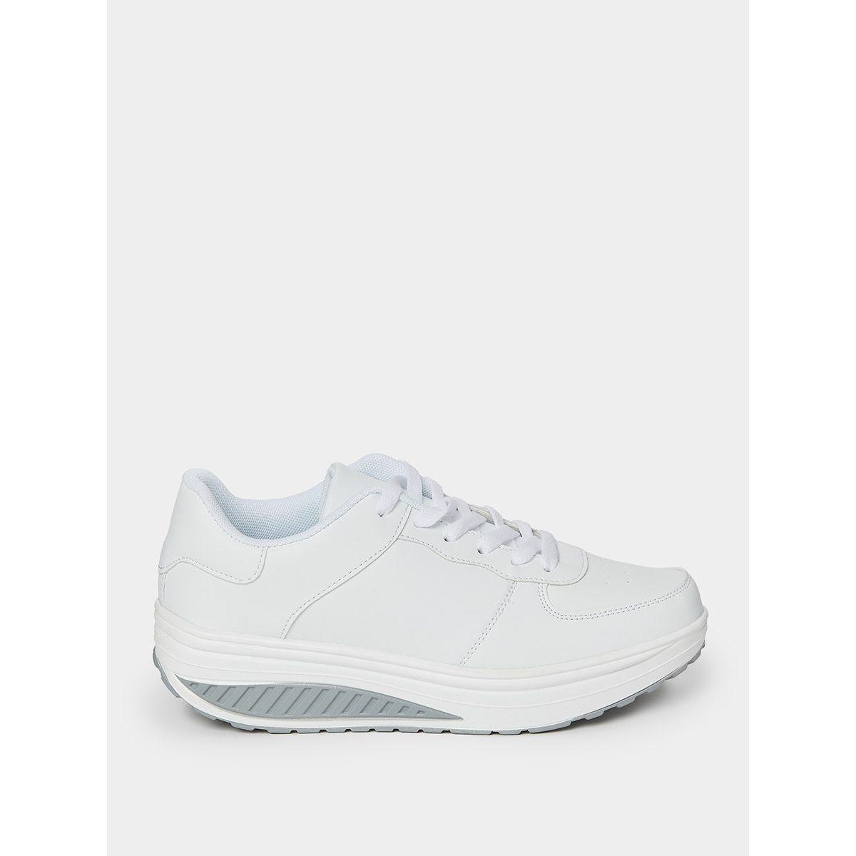 Styli Curve Sole Lace Up Court House Sneakers-women-shoes-sneakers-image-2