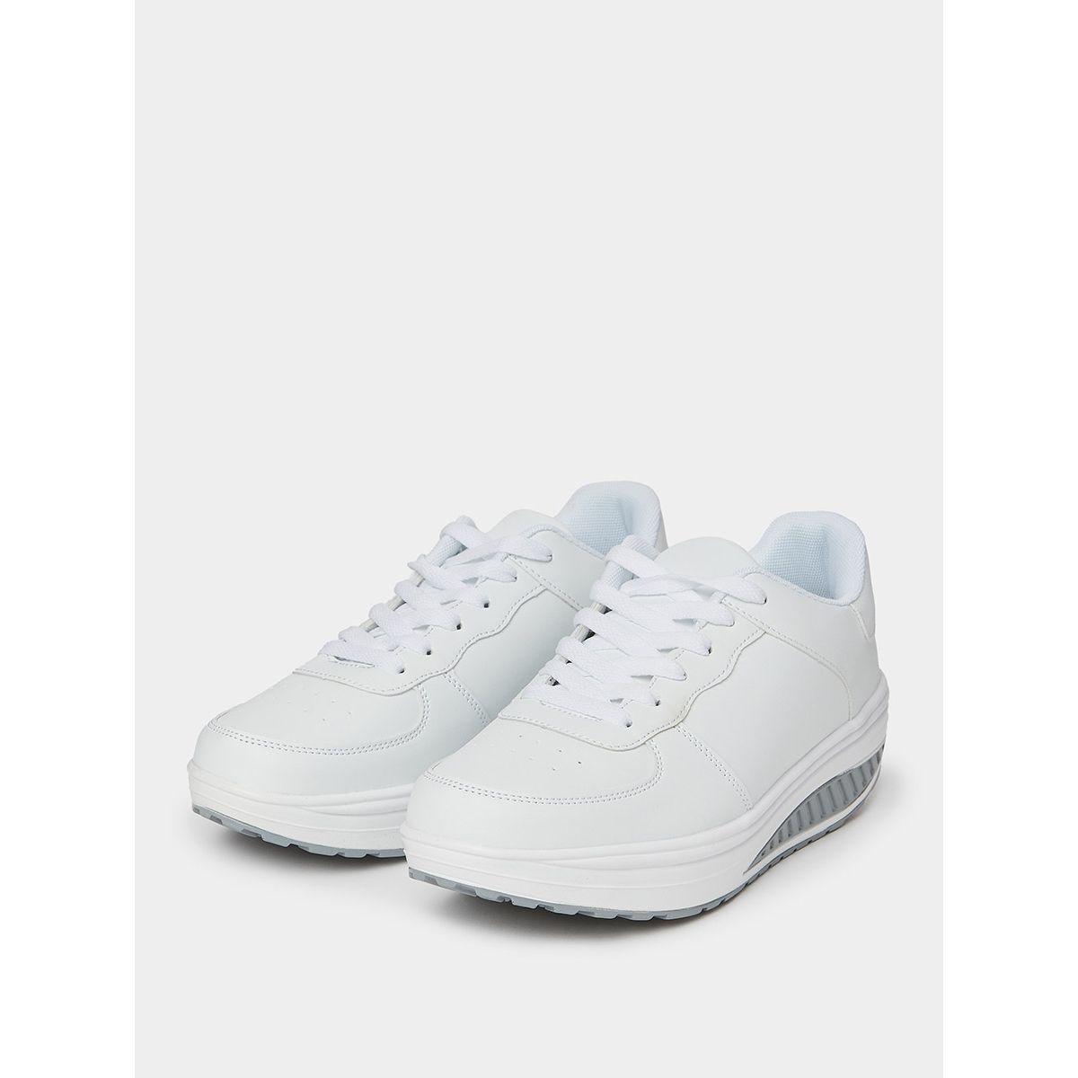 Styli Curve Sole Lace Up Court House Sneakers-women-shoes-sneakers-image-3