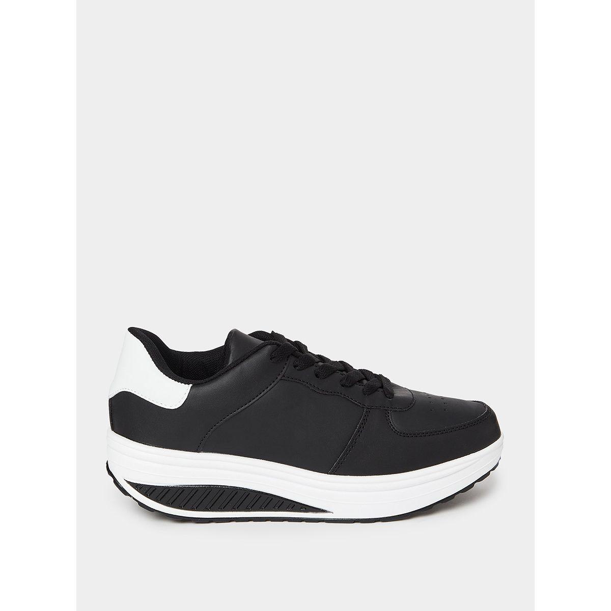 Styli Curve Sole Lace Up Court House Sneakers-women-shoes-sneakers-image-2