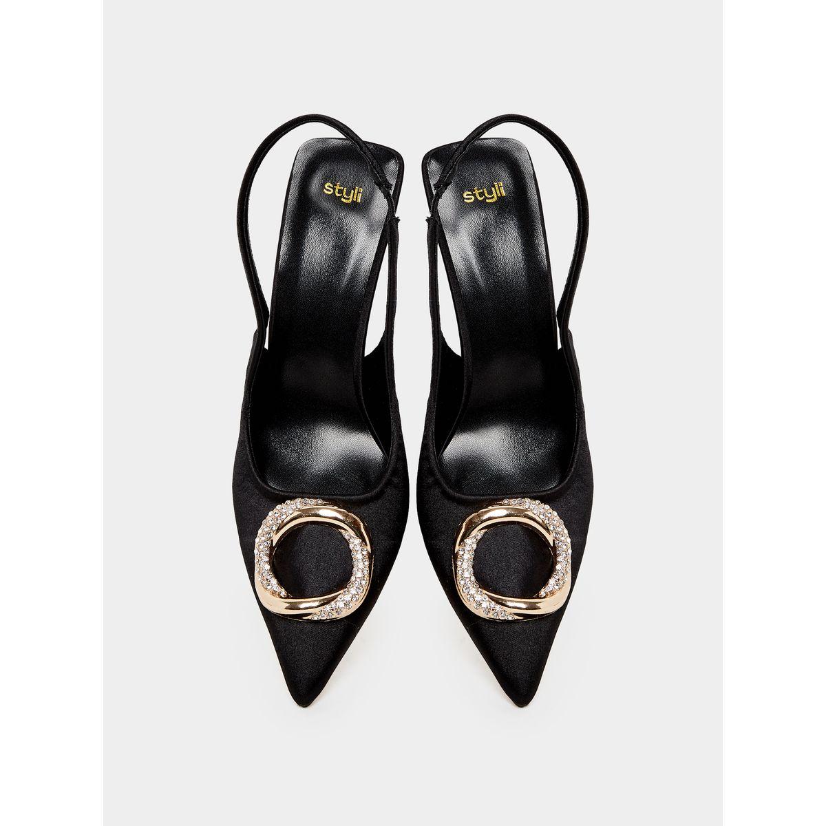 Styli Ring Accent Mid Heel Slingback Pumps-women-shoes-heels-image-6