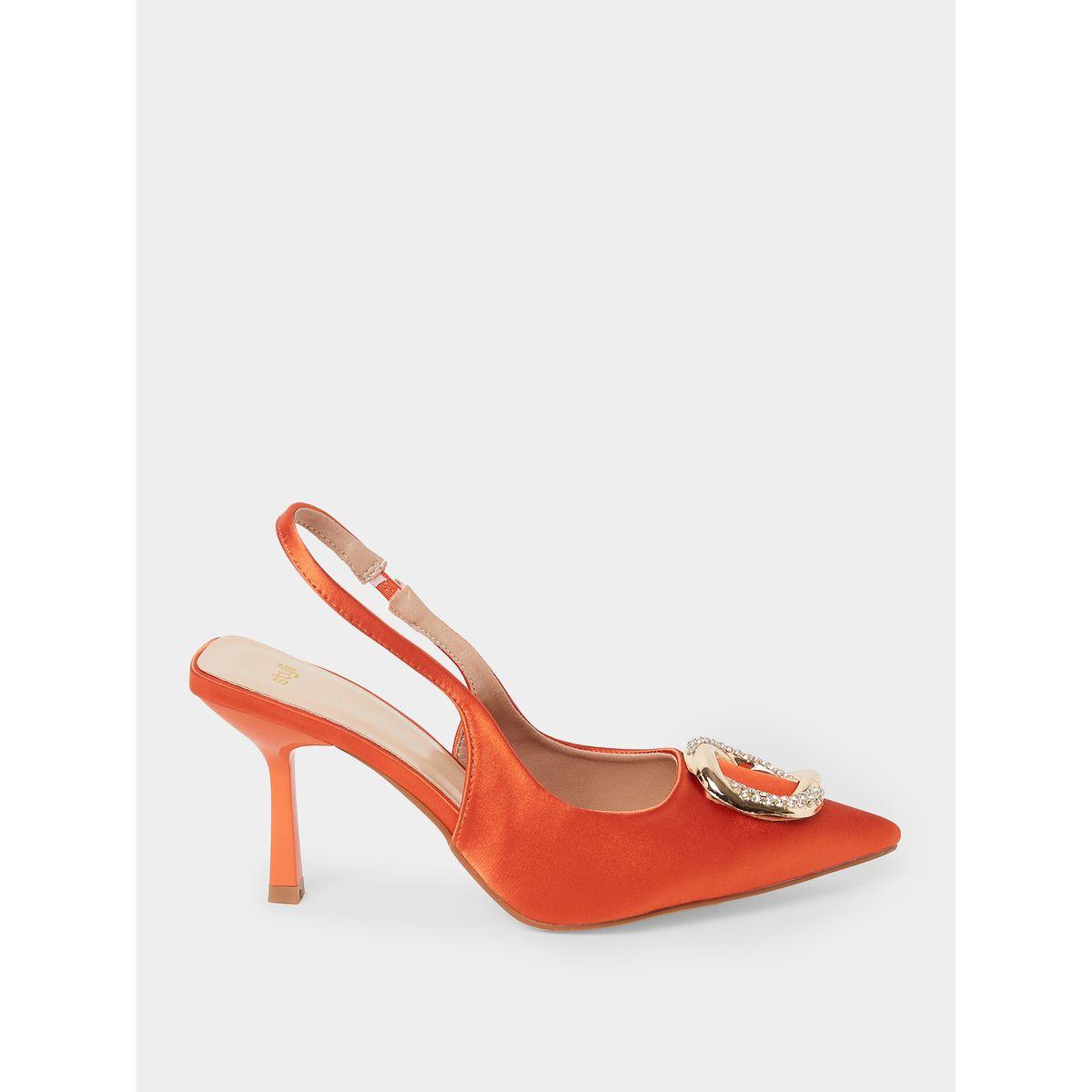 Styli Ring Accent Mid Heel Sling Back Pumps-women-shoes-heels-image-2