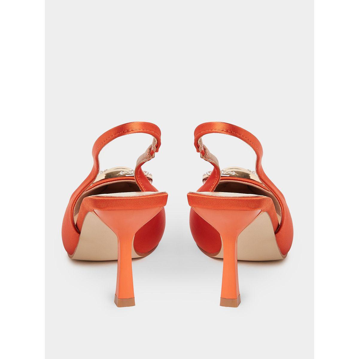 Styli Ring Accent Mid Heel Sling Back Pumps-women-shoes-heels-image-4
