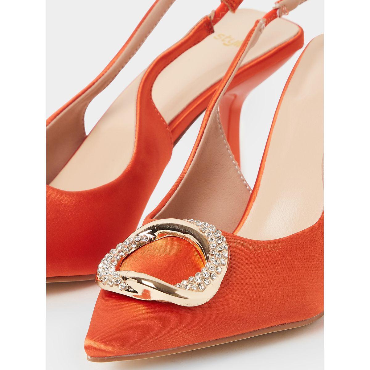 Styli Ring Accent Mid Heel Sling Back Pumps-women-shoes-heels-image-5
