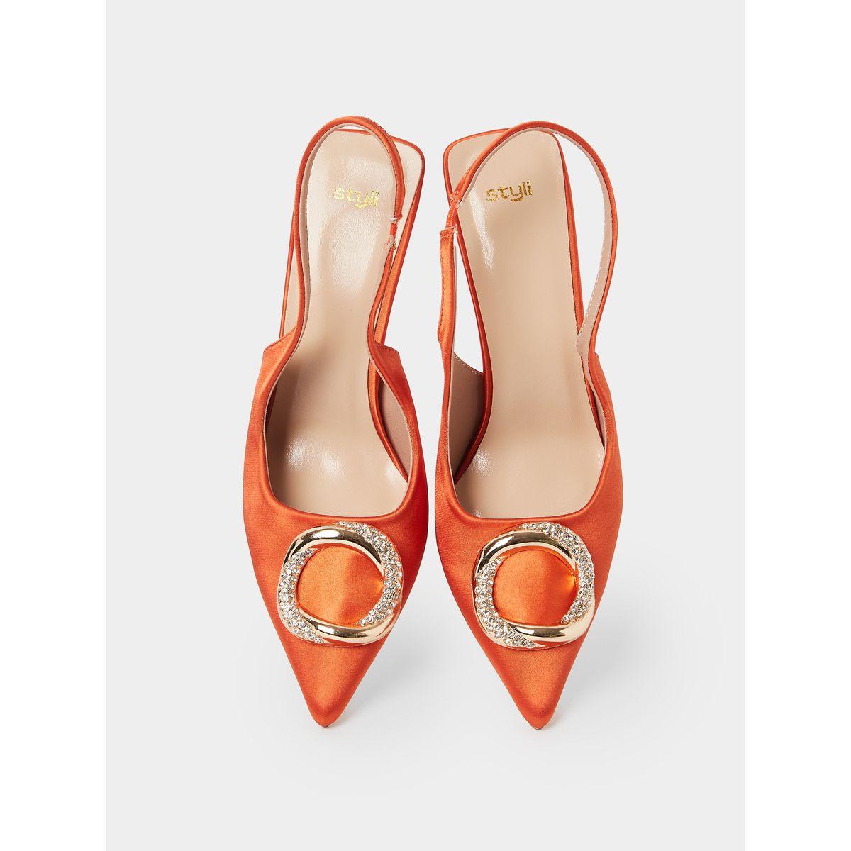 Styli Ring Accent Mid Heel Sling Back Pumps-women-shoes-heels-image-6