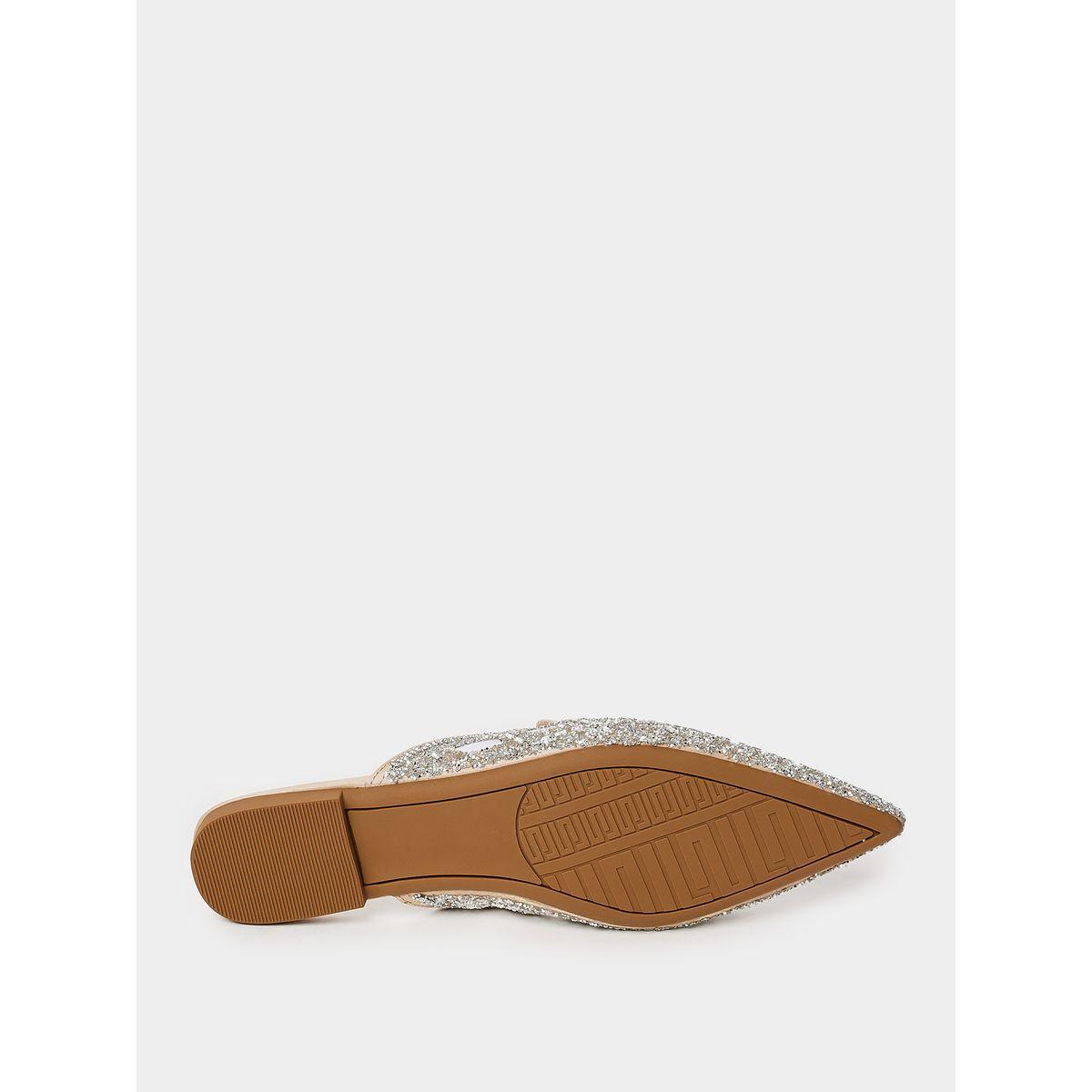 Styli Embellished Pointed Toe Flat Sandals-women-shoes-sandals-flats-image-7
