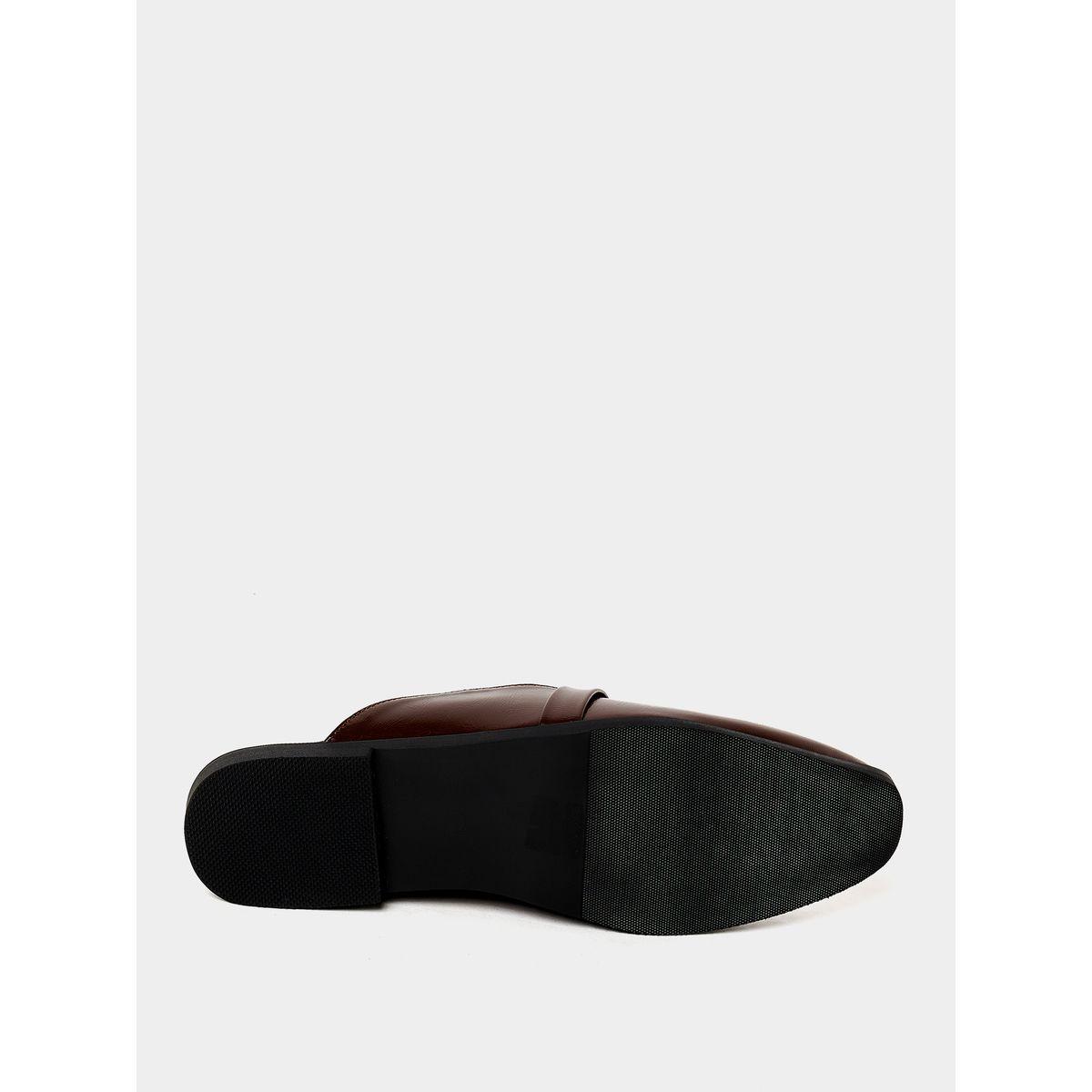 Styli Buckle Accent Slip-On Flat Mules-women-shoes-loafersandmoccasins-image-7