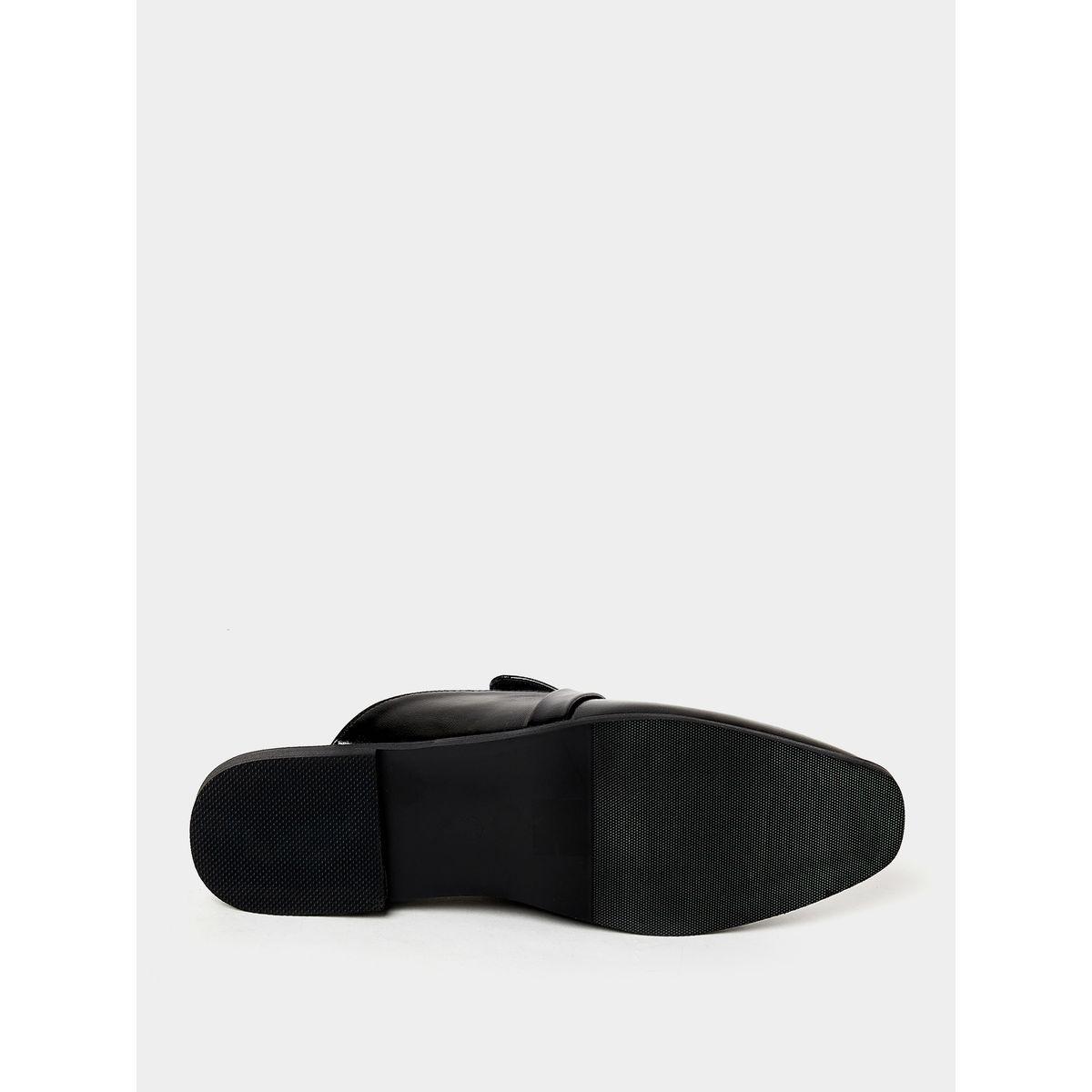 Styli Buckle Accent Slip-On Flat Mules-women-shoes-loafersandmoccasins-image-7