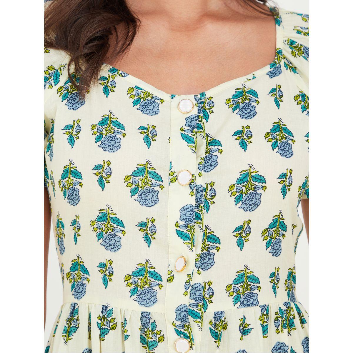 فستان ميدي بياقة على شكل قلب-women-clothing-dresses-image-3