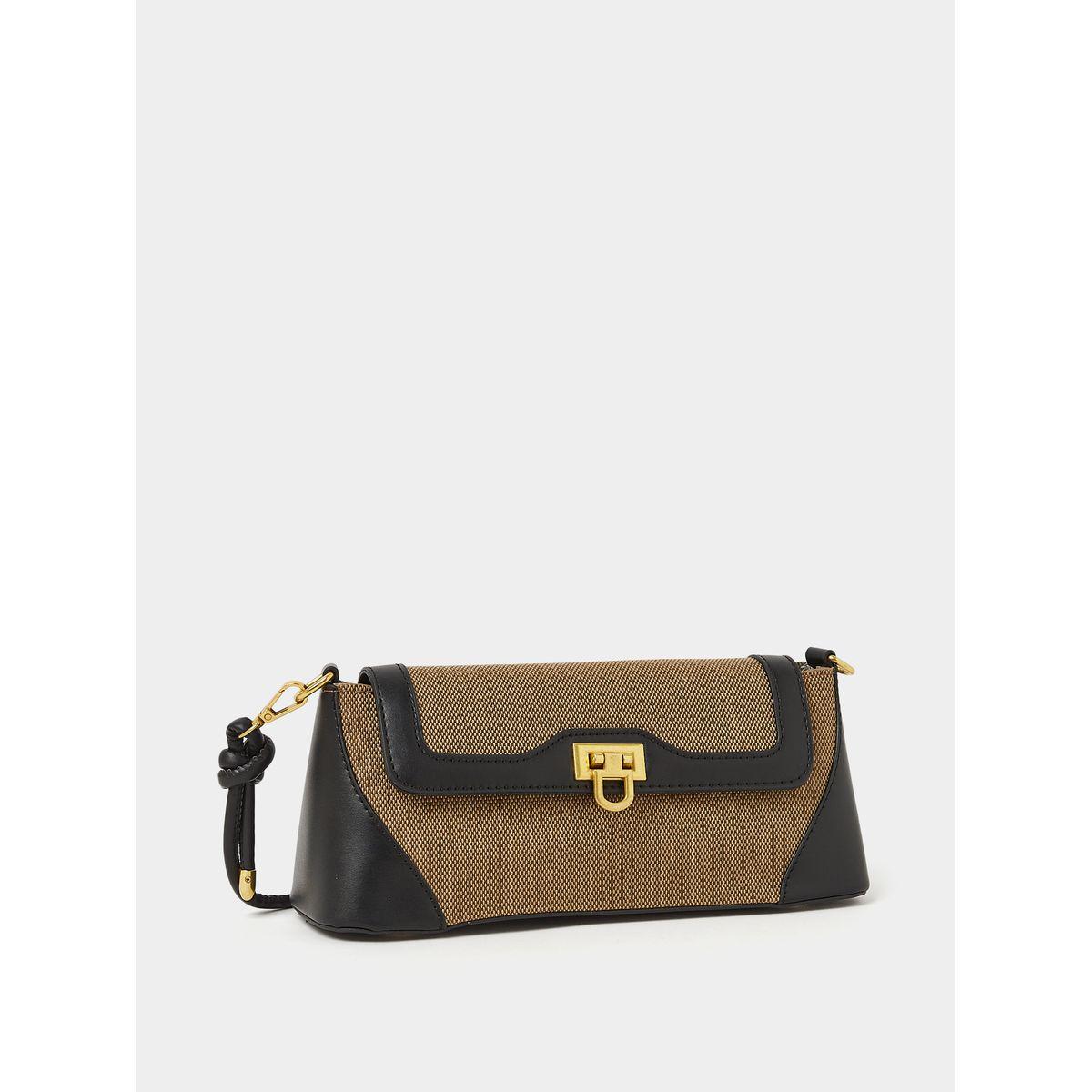 Styli Colorblock Crossbody Bag with Push Lock Closure-women-bagsandwallets-handbags-image-1
