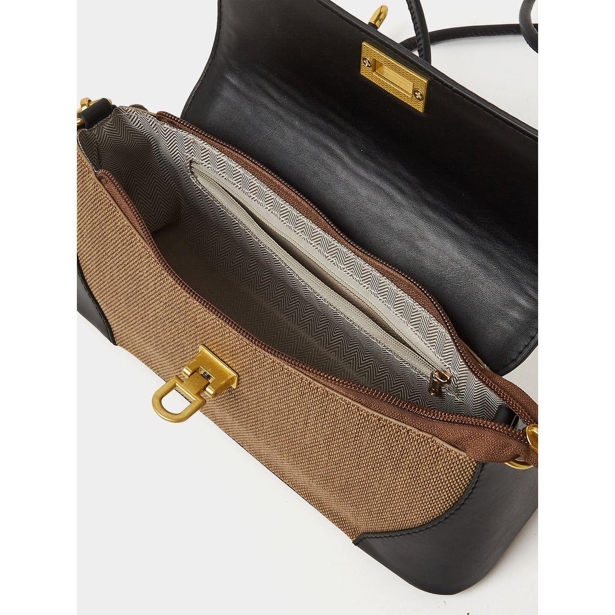 Styli Colorblock Crossbody Bag with Push Lock Closure-women-bagsandwallets-handbags-image-3